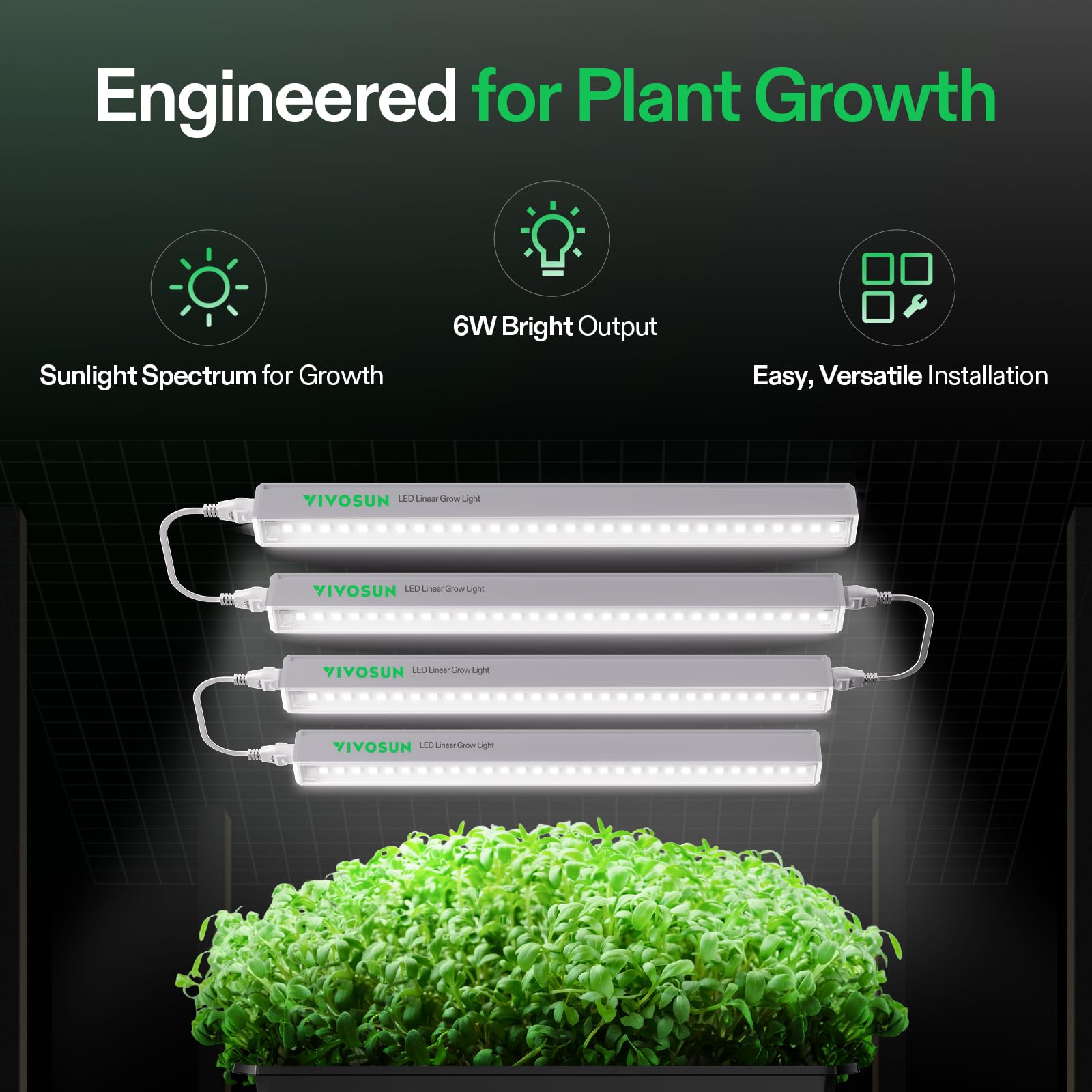 Amazon.co.jp: VIVOSUN T5 グローライト 屋内植物用 5000K フル